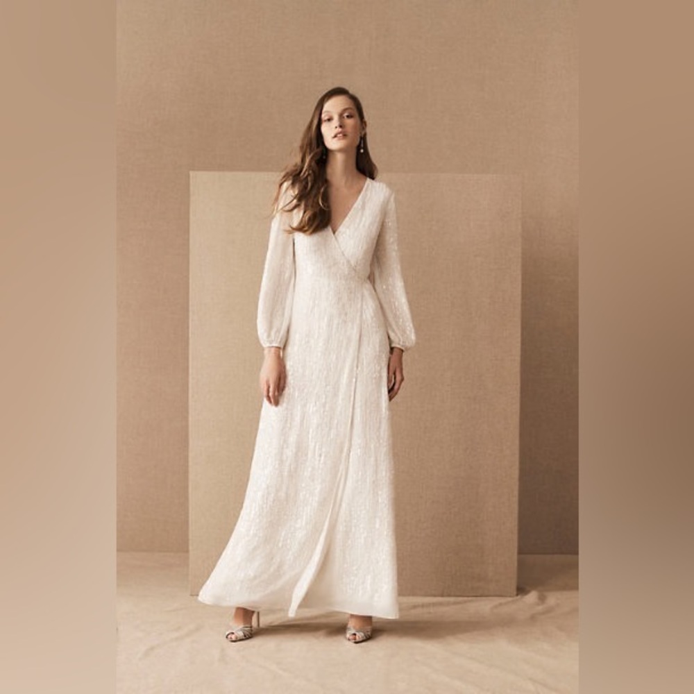 BHLDN Casey Sample Wedding Dress Size 14 Unworn with Minor Flaws